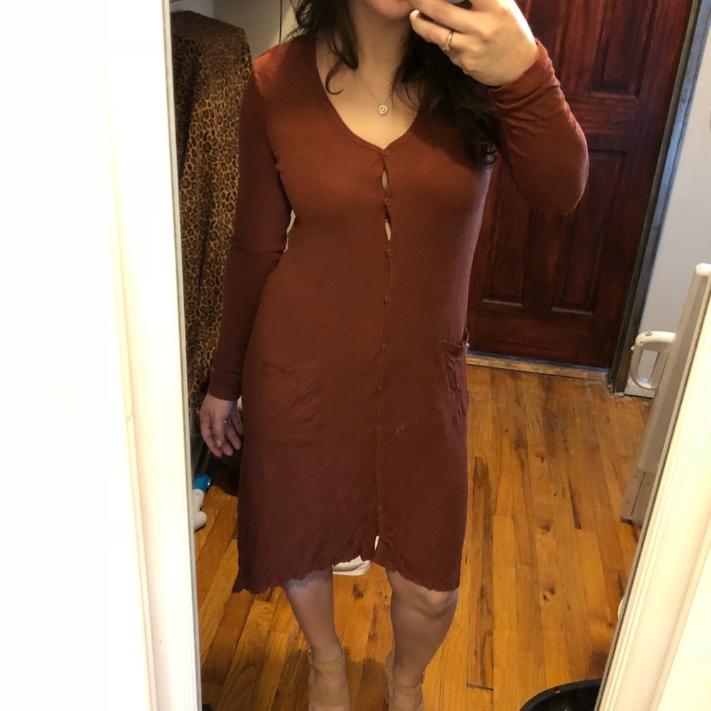 High low shift dress